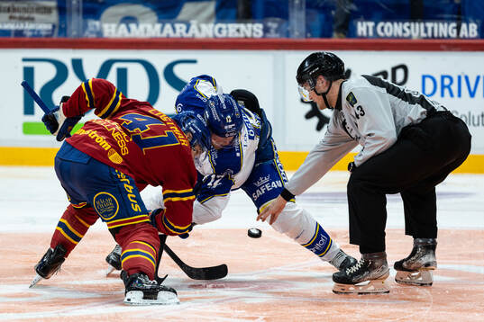 Djurgårdens Arvid Costmar och Leksands Dennis Altörn