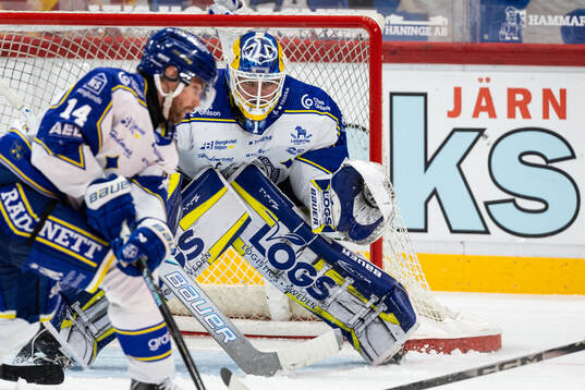 Leksands målvakt Marcus Gidlöf