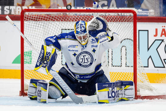 Leksands målvakt Marcus Gidlöf