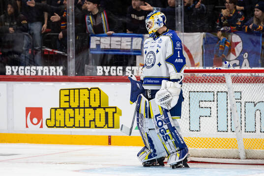 Leksands målvakt Marcus Gidlöf