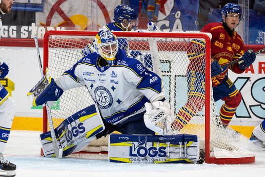 Leksands målvakt Marcus Gidlöf