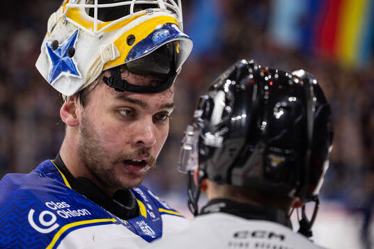 Leksands målvakt Marcus Gidlöf