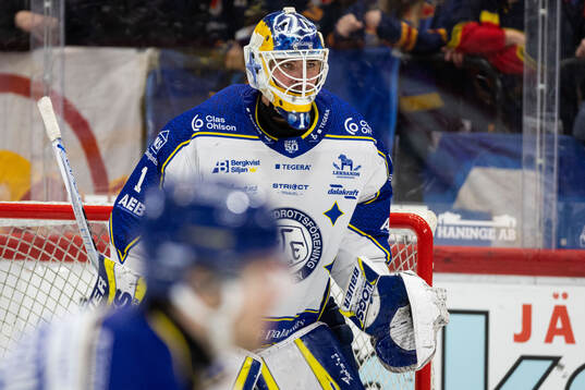 Leksands målvakt Marcus Gidlöf