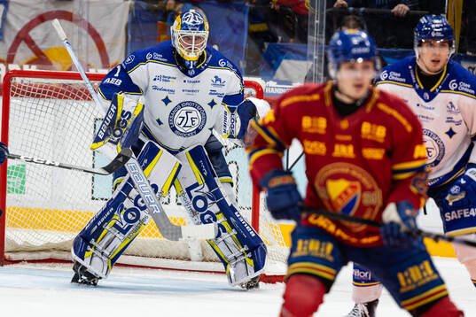 Leksands målvakt Marcus Gidlöf