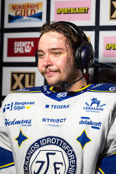 Leksands målvakt Marcus Gidlöf