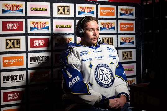 Leksands målvakt Marcus Gidlöf