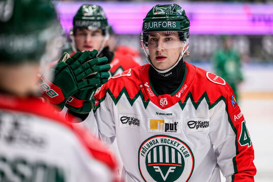 Frölundas Jacob Peterson jublar