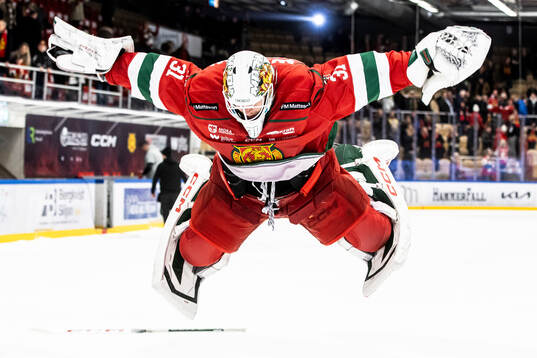 Moras målvakt Marcus Hellgren Smed jubilar