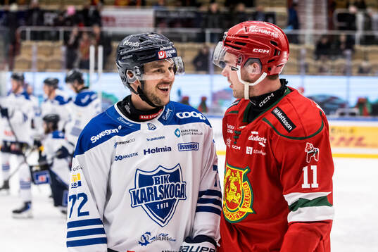 Karlskogas Viktor Lennartsson och Moras Gustav Salmi-Lilja