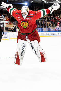 Moras målvakt Marcus Hellgren Smed jubilar