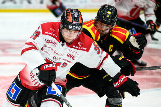 Örebros Glenn Gustafsson och Brynäs Johan Larsson