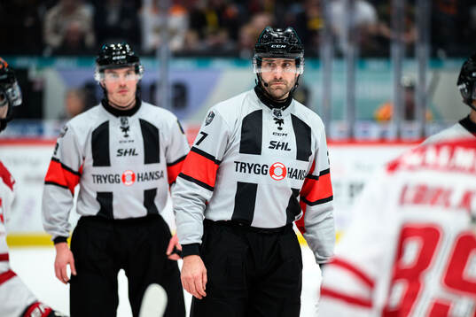 Domare Filip Eriksson och Domare Mikael Sjöqvist