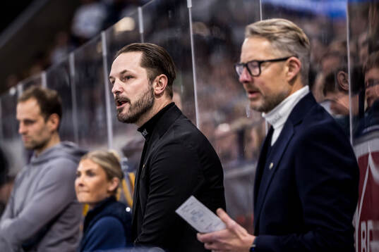 Leksands assisterande tränare Niklas Persson och tränare