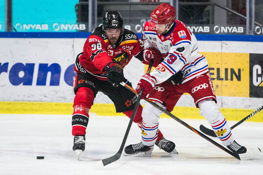 Luleås Oscar Engsund och Timrås Marcus Westfält