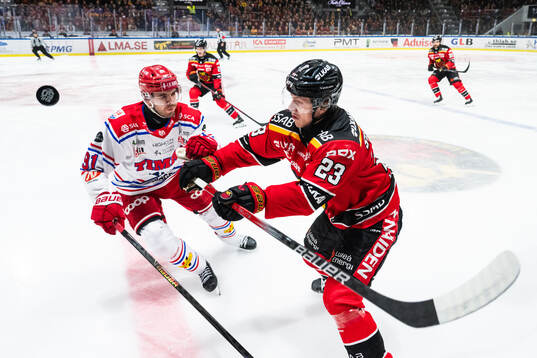 Timrås Magnus Pääjärvi och Luleås Jesper Sellgren