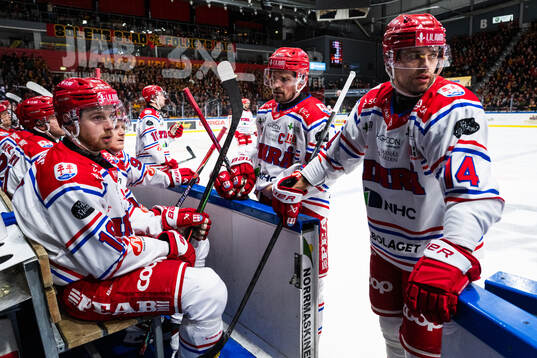 Timrås Marcus Westfält, Anton Lander och Emil Pettersson
