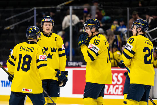 Victor Eklund, Jack Berglund, Anton Frondell and Alfons