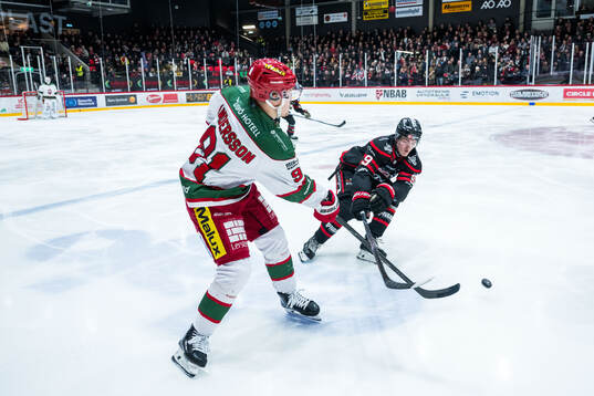 Modos Linus Andersson och Nybros Hannes Hellberg