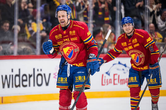 Djurgårdens Daniel Brodin jublar