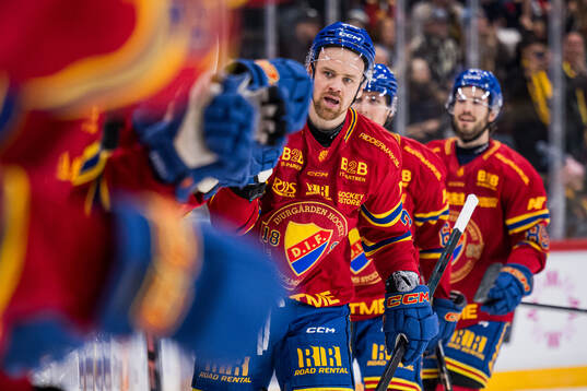 Djurgårdens Daniel Brodin jublar