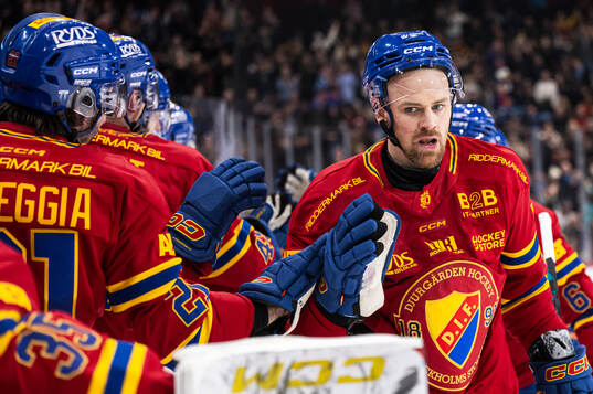Djurgårdens Daniel Brodin jublar