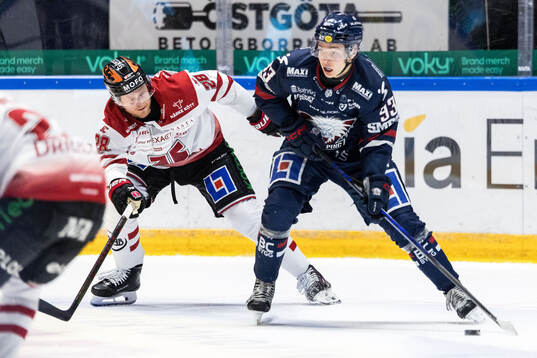 Örebros Linus Arnesson och Linköpings Oliver Johansson