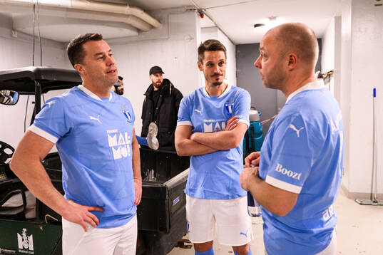 MFF Stjärnors tränare Daniel Andersson, Markus Rosenberg