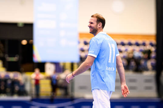 MFF Stjärnors Ola Toivonen i Stjärncupenmatchen