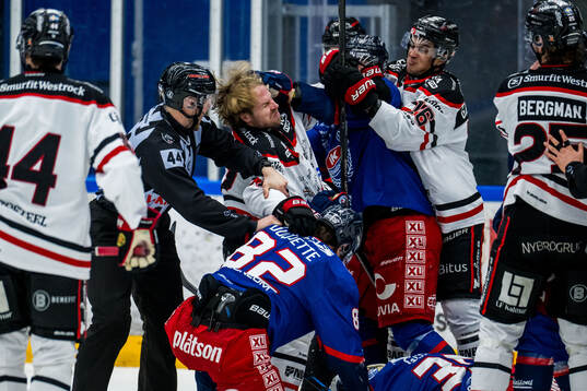 Nybros Emil Forslund och Oskarshamns Filip Sveningsson och