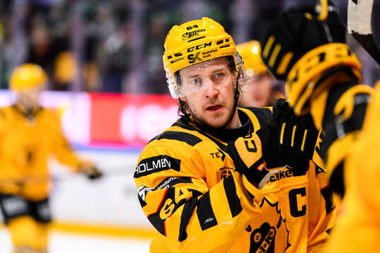 Skellefteås Jonathan Pudas jublar