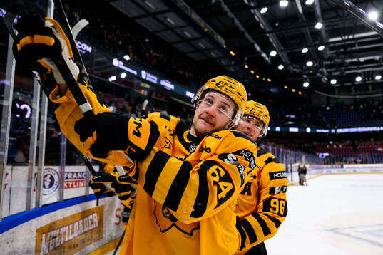 Skellefteås Jonathan Pudas jublar