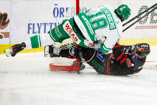 Rögles Dennis Everberg och Örebros Linus Arnesson