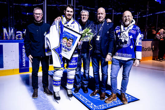 Leksands Matt Caito hyllas för 300 matcher innan