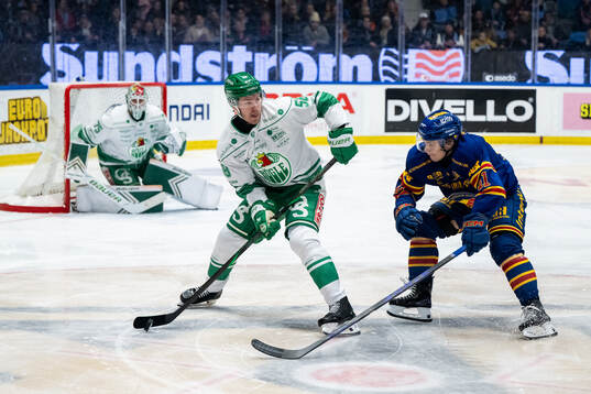 Rögles Filip Johansson och Djurgårdens Arvid Costmar