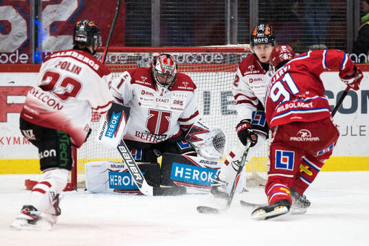 Örebros målvakt Jhonas Enroth och Timrås Magnus