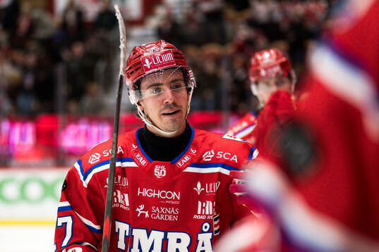 Timrås Ludvig Levinsson jublar