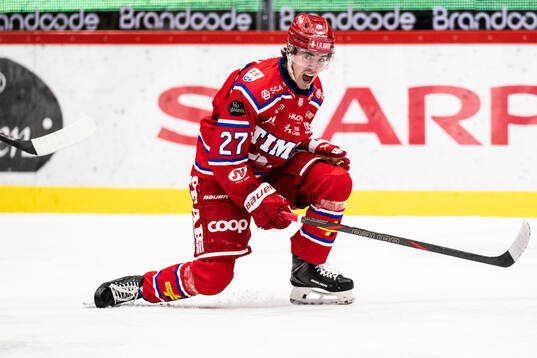 Timrås Ludvig Levinsson jublar