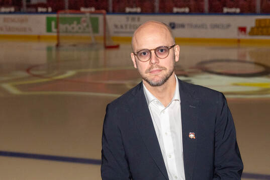 Malmö Redhawks sportchef Oscar Alsenfelt
