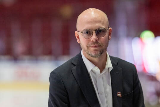 Malmö Redhawks sportchef Oscar Alsenfelt