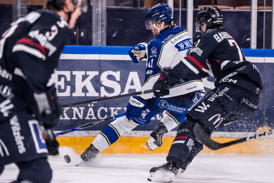 Leksands Wiktor Nilsson och Linköpings Eskild Bakke Olsen