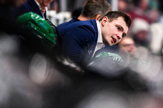 Rögles assisterande tränare Max Bohlin