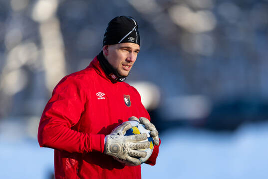 Örgrytes målvakt Mathias Nilsson