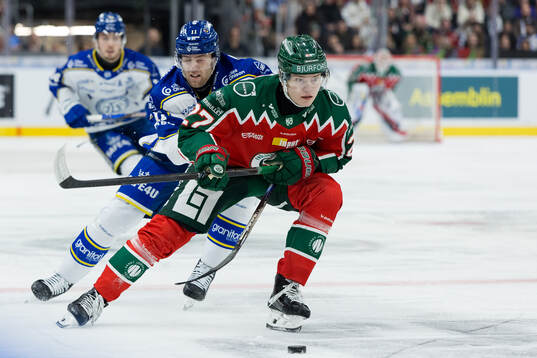 Leksands Wiktor Nilsson och Frölundas Theodor Niederbach