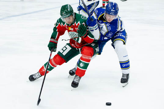 Frölundas Isac Born och Leksands Tinus Luc Koblar