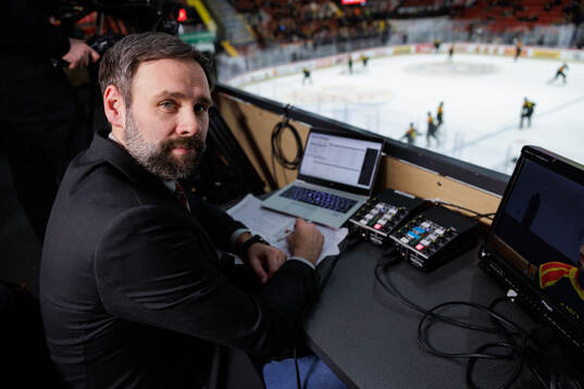 TV4s kommentator Tobias Ekberg