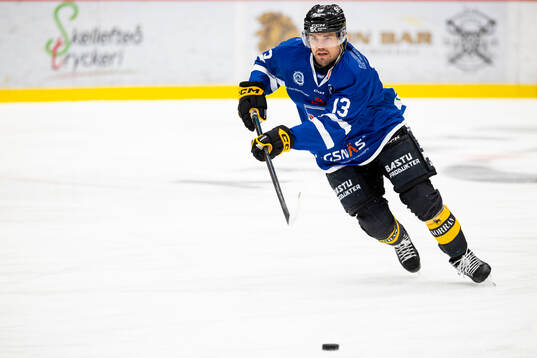Skellefteås Andreas Johnson innan ishockeymatchen i SHL
