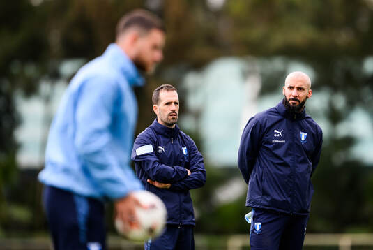 Assisterande tränare Endika Gavina och assisterande