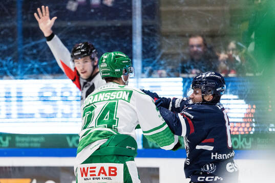 Rögles Mattias Göransson och Linköpings Markus Ljungh