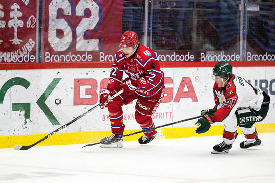 Timrås Erik Walli Walterholm och Frölundas Ivar Stenberg
