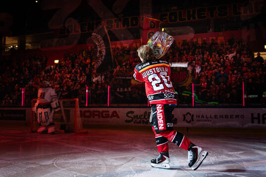 Luleås Casper Juustovaara Karlsson hyllas